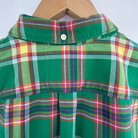 Vans green plaid button-up shirt men size large - Casual Streetwear Skate - Picture 6 of 11